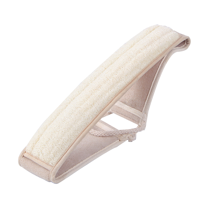 Rygskurehåndklæde til voksne, mænd og kvinder, langt badehåndklæde, eksfolierende håndklæde, fjerner snavs, død hud og olie, Loofah-rygskrubbestrimmel